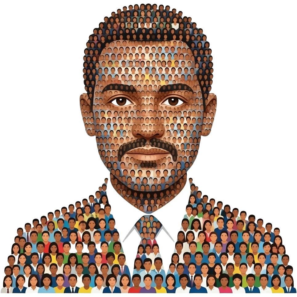 11,000 PEOPLE Tuvalu make human emoji