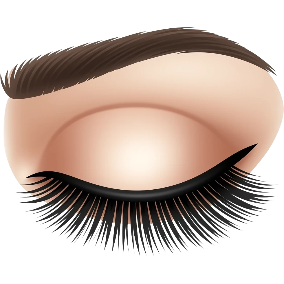 luxury eyelash emoji