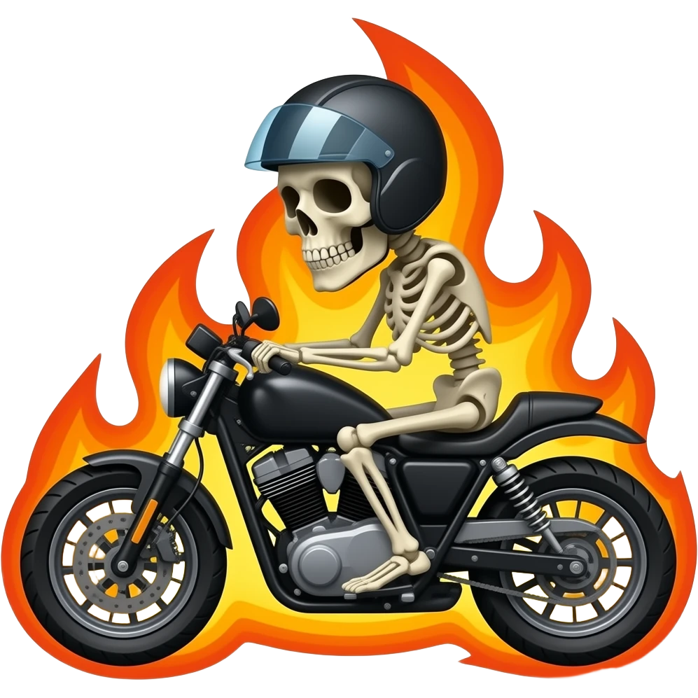 💀🏍️🔥 emoji