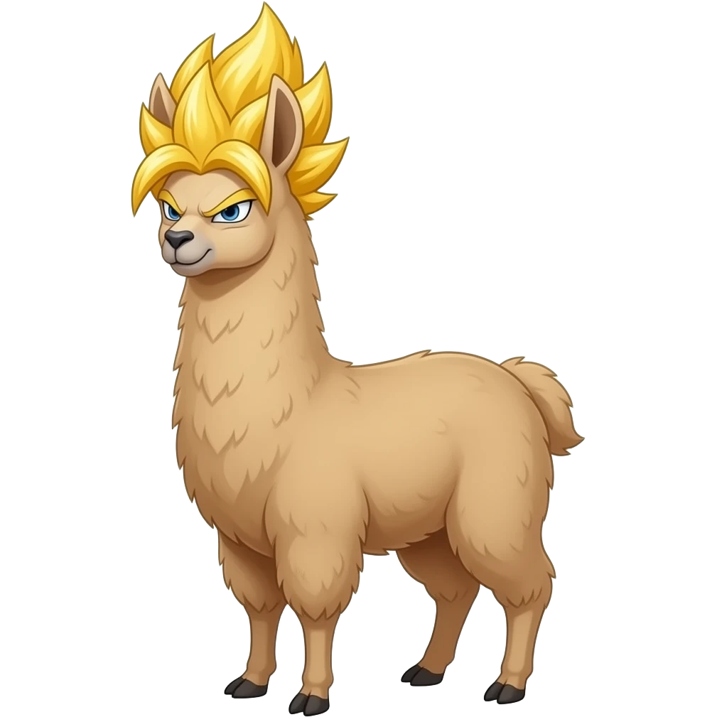super sayian llama emoji