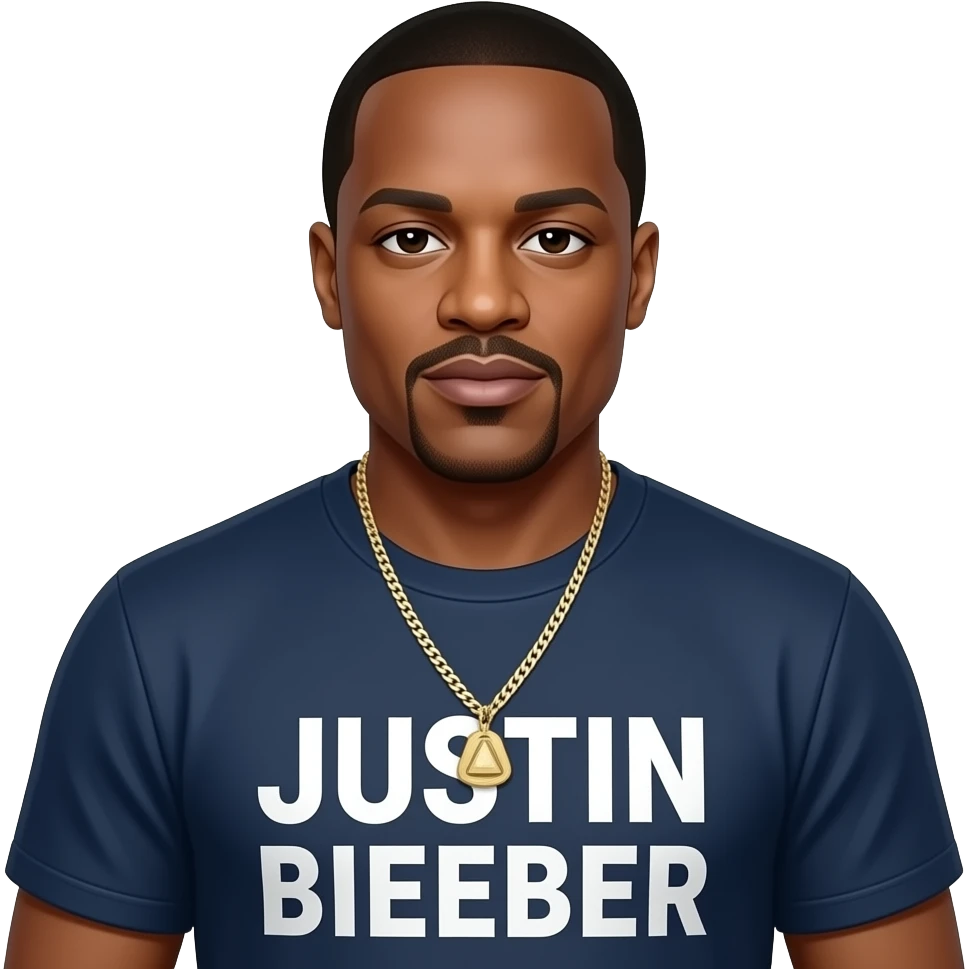 P Diddy with Biebs shirt emoji