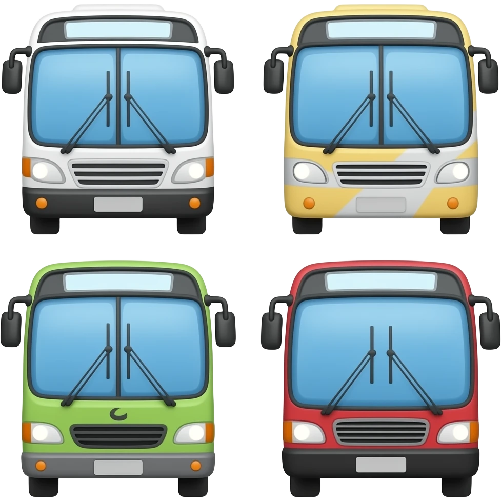 4 Buses emoji