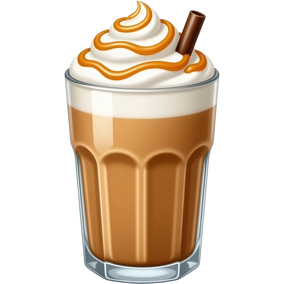 Caramel frappe emoji