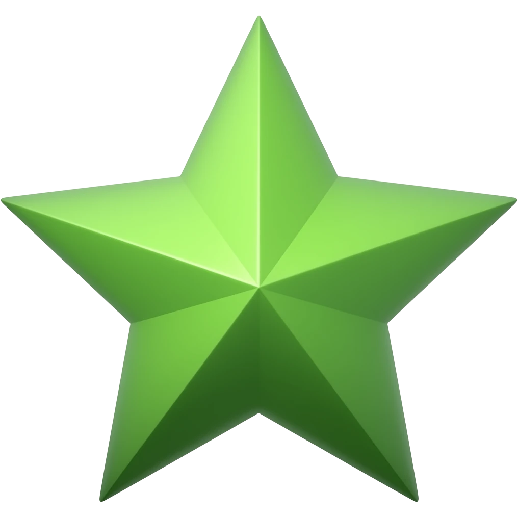 Green Star emoji