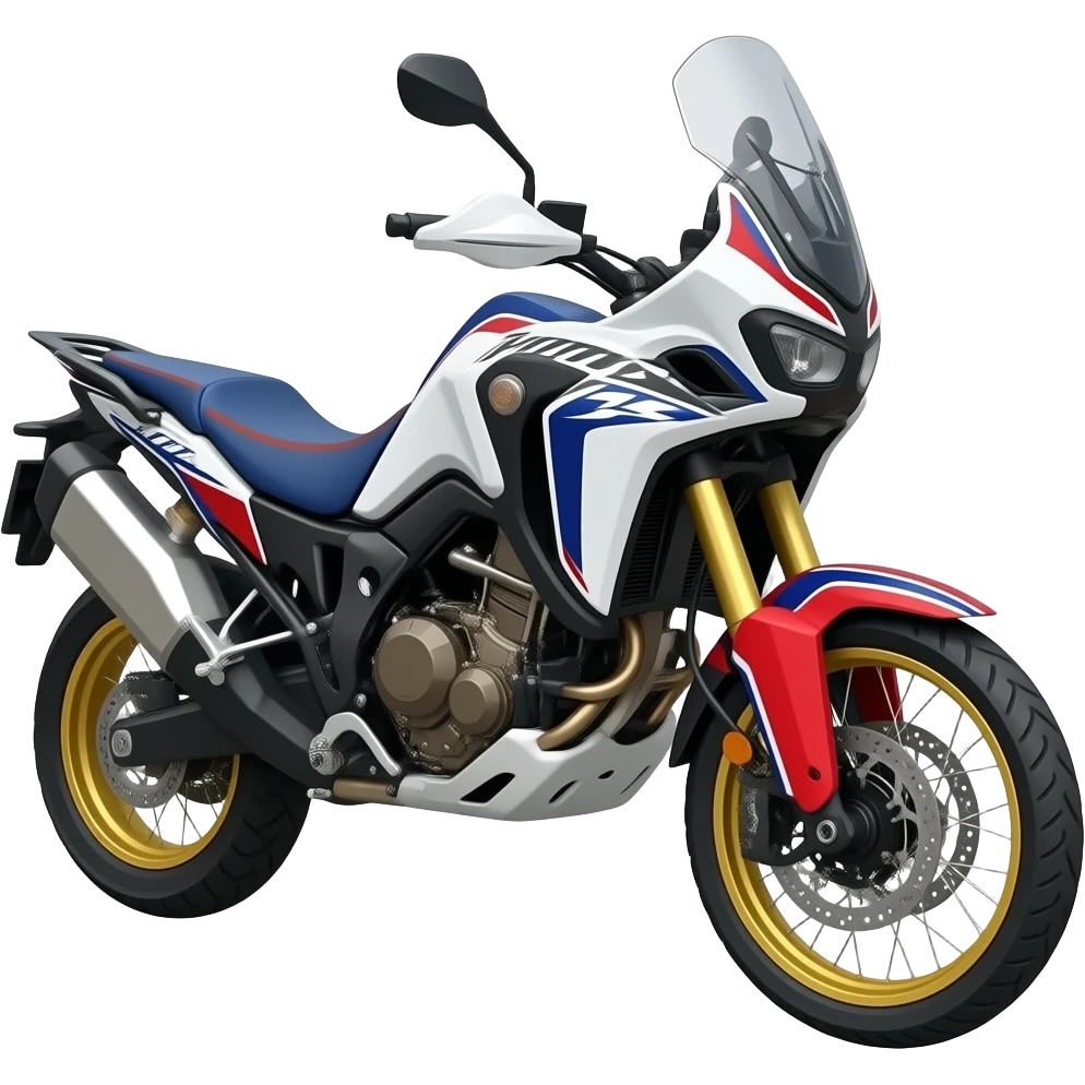 Honda Africa Twin CRF 1000L Adventure Sports high contrast emoji