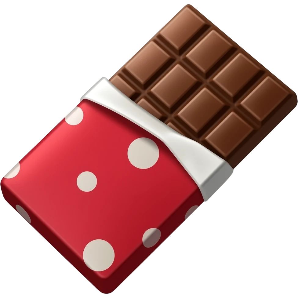 Bar of Chocolat emoji