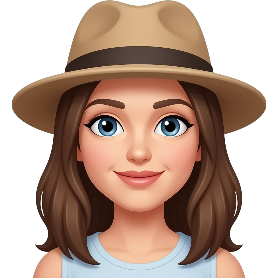 women with hat emoji