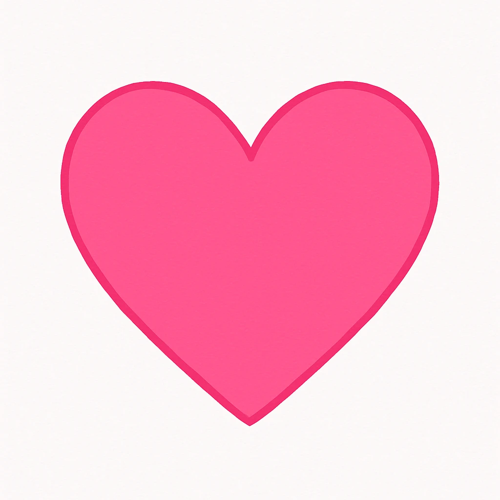heart pink emoji