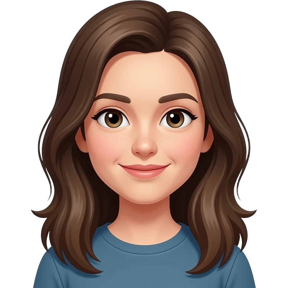 Same with long hait emoji