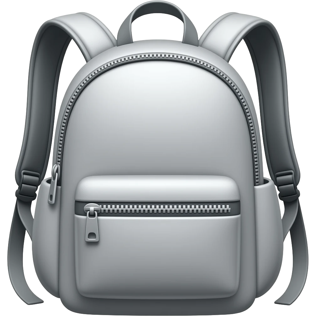 Backpack zipper emoji
