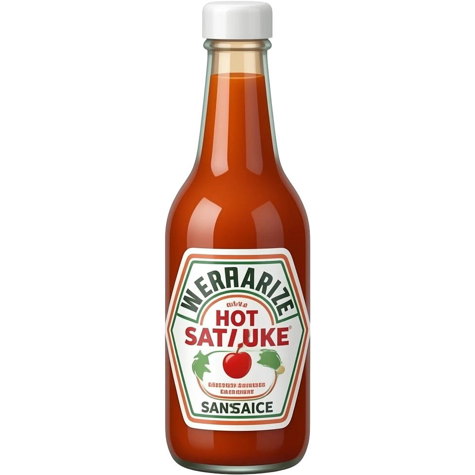 bottle of hot sauce emoji