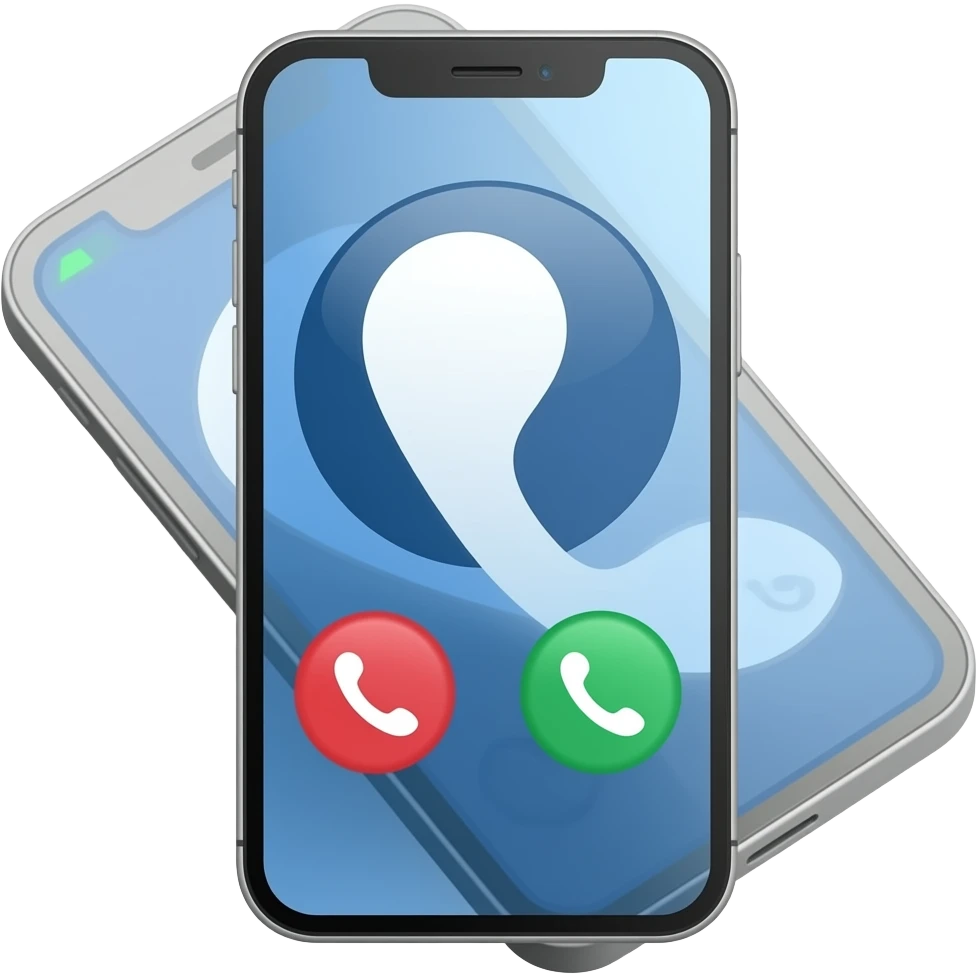 smartphone incoming call emoji