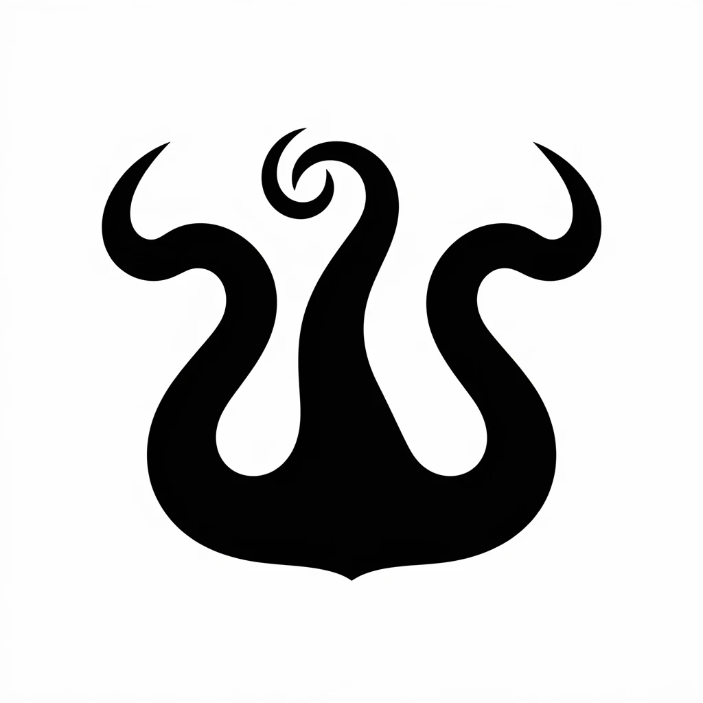 Kraken icon black silhouette emoji