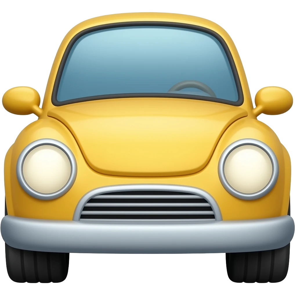 Cute car emoji