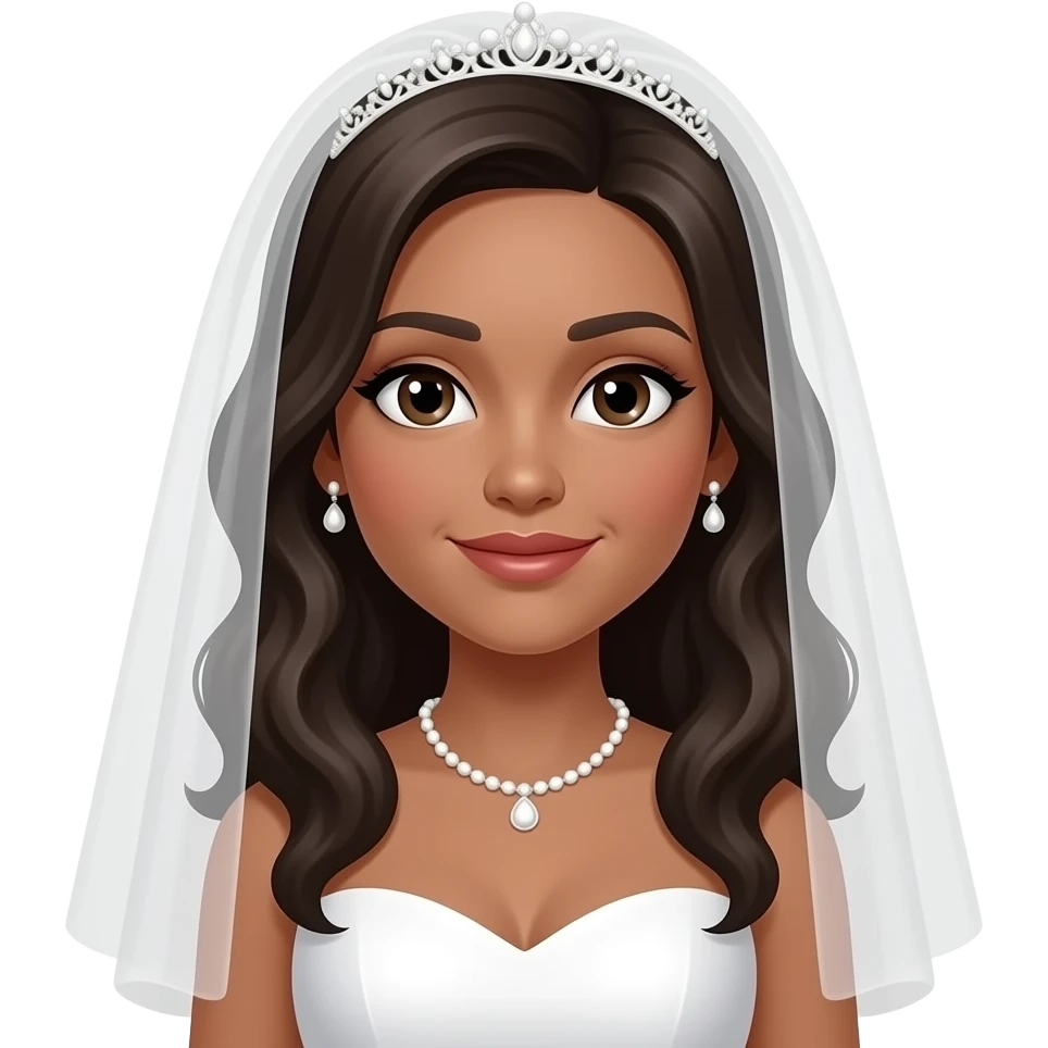 tanned bride emoji