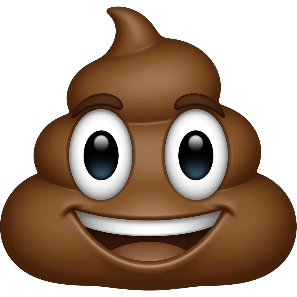poo face emoji