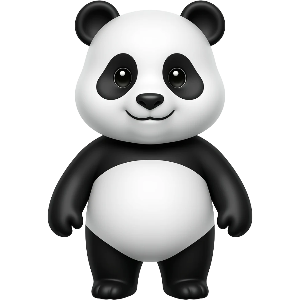 Cartoon panda or Found emoji