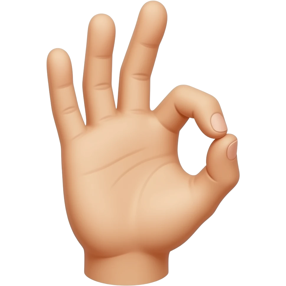 Okie dokie finger emoji