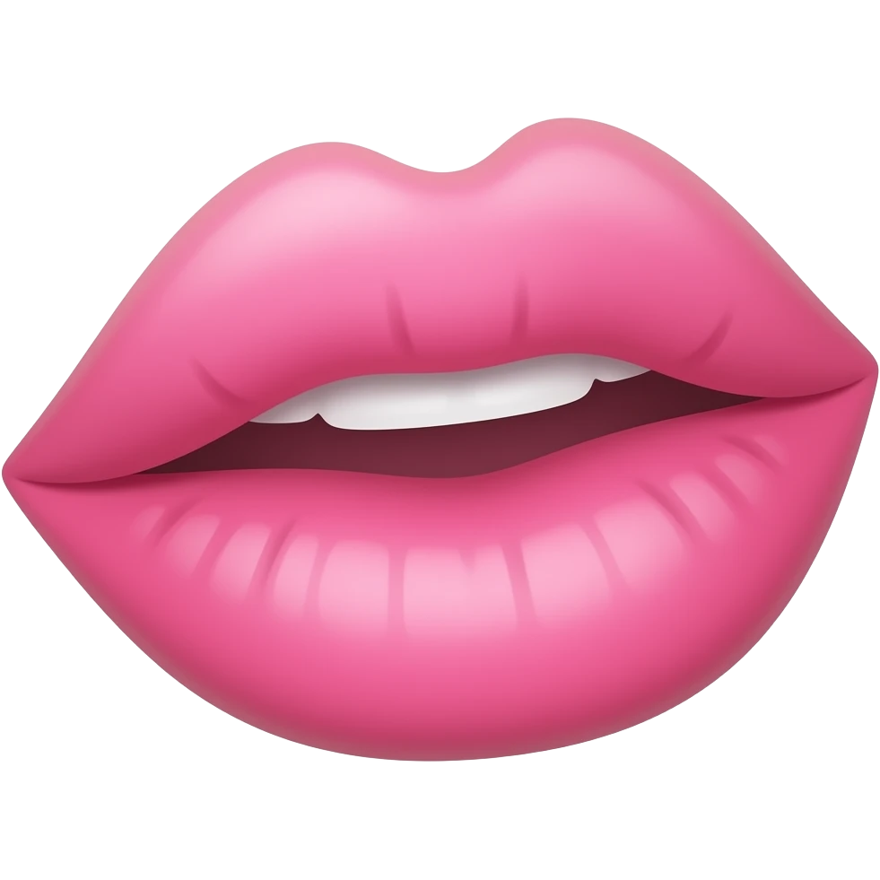 Bacio rosa emoji