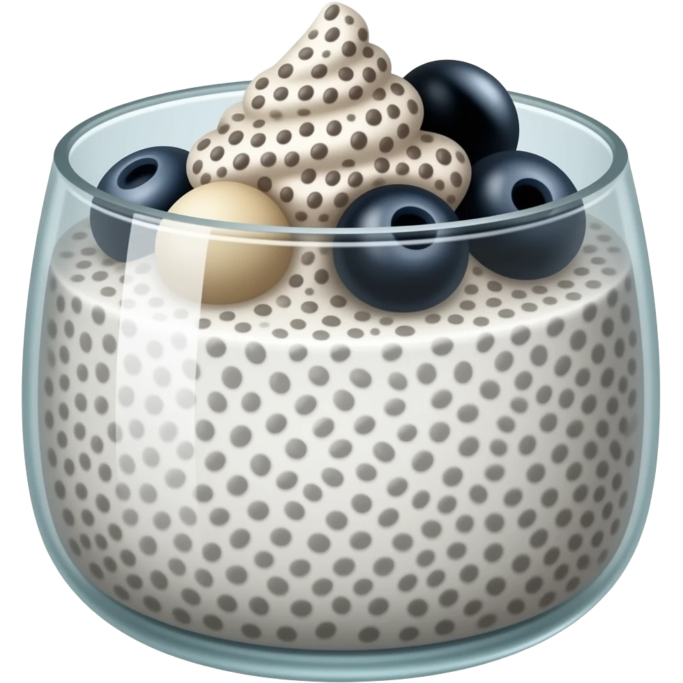 Chia pudding emoji