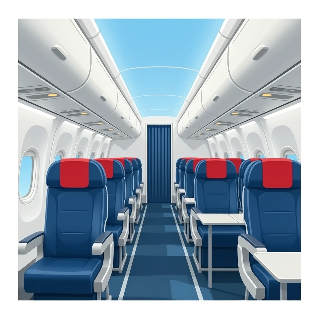 Inside a plane emoji