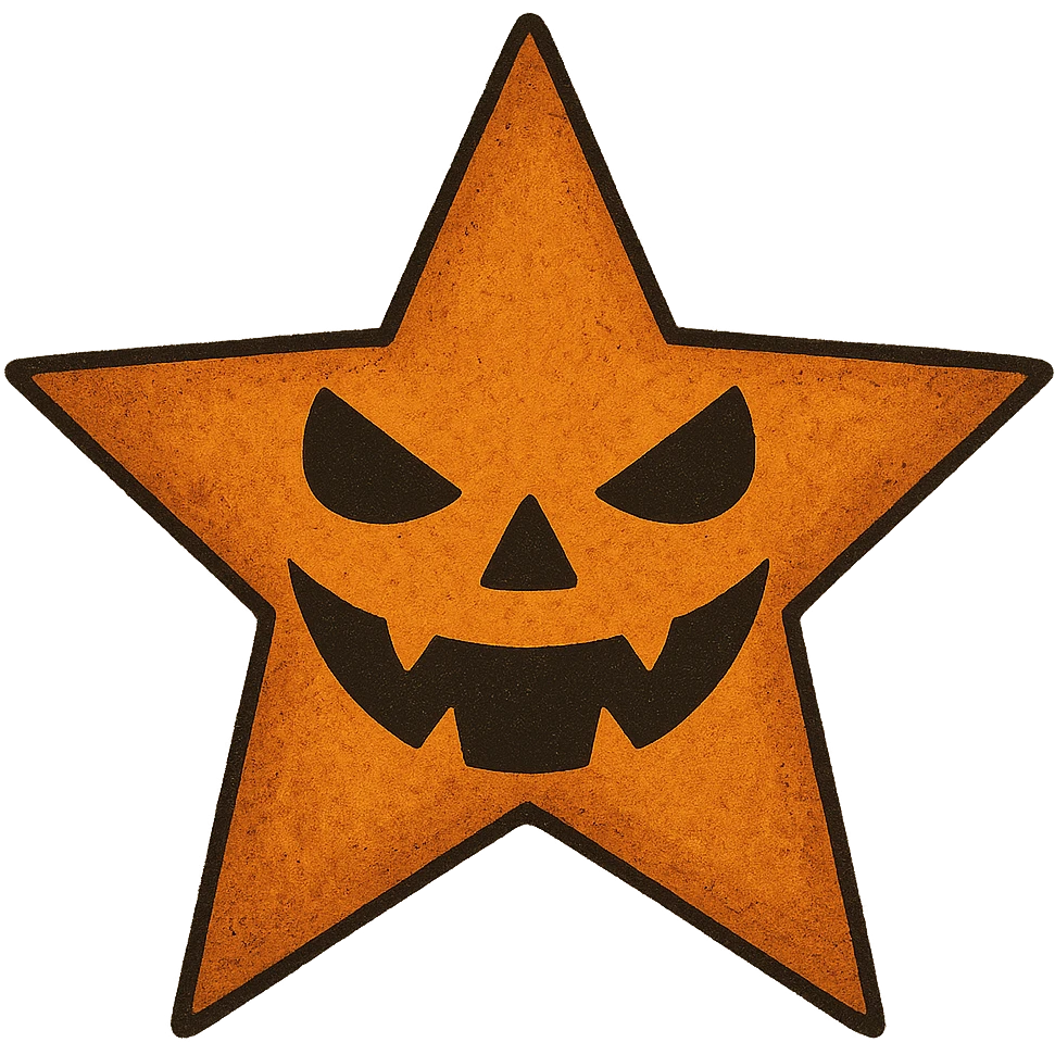 Halloween star, no background emoji