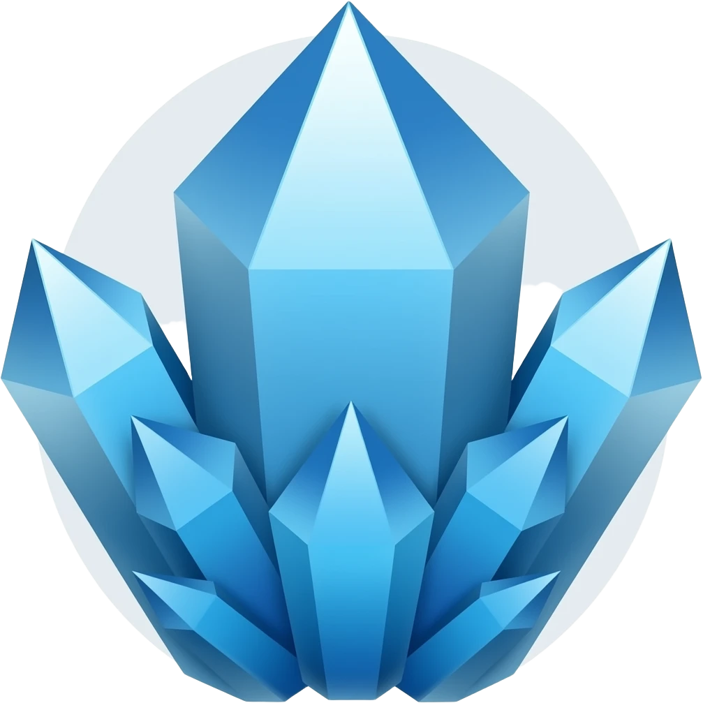 blue crystal emoji