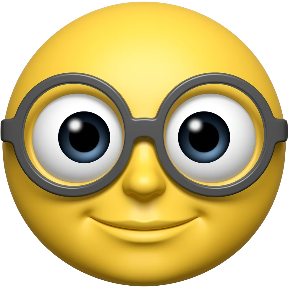 Una cara amarilla con ojos grandes emoji