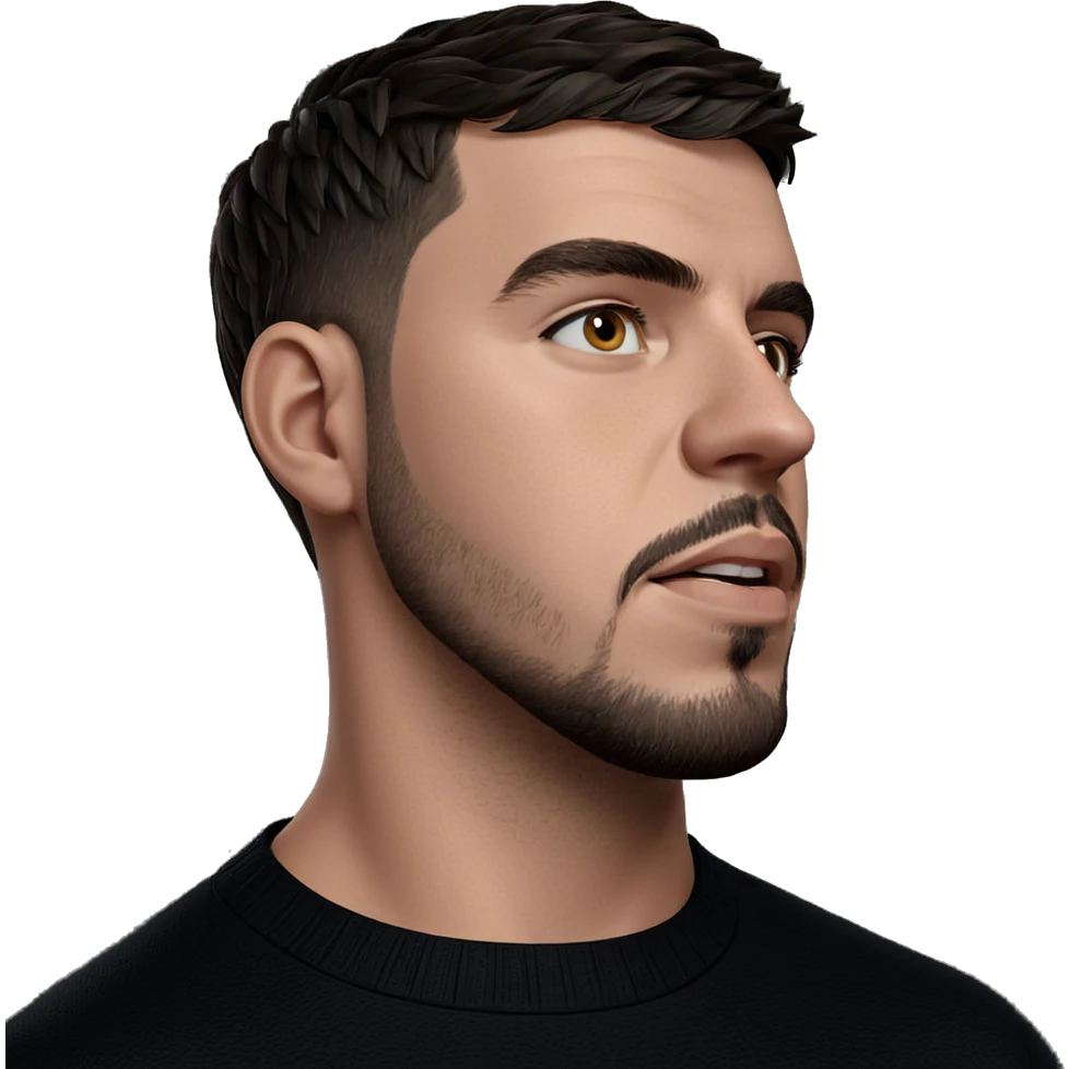 mature male portrait with beard emoji