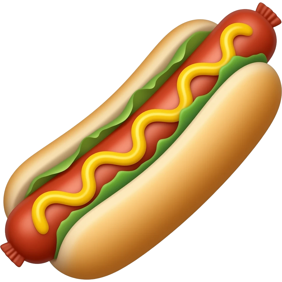 Hotdog with half arrow emoji