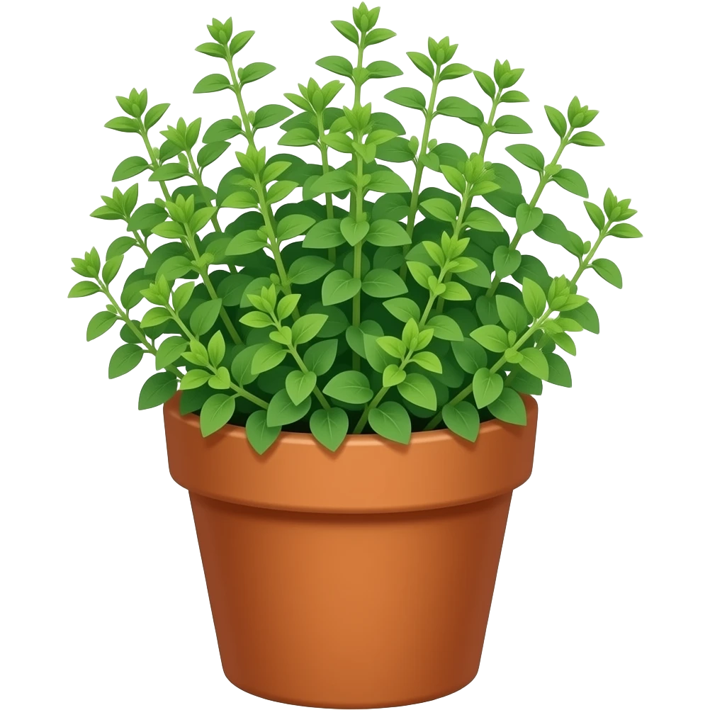 Thyme in a pot emoji