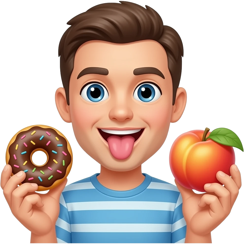 😛🍩🍑 emoji