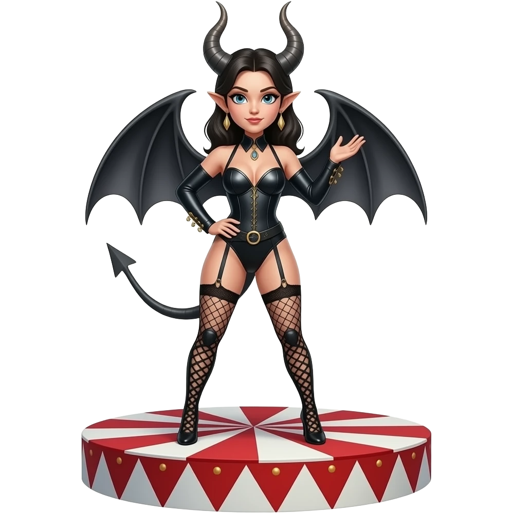 Baphomet babe freak show emoji