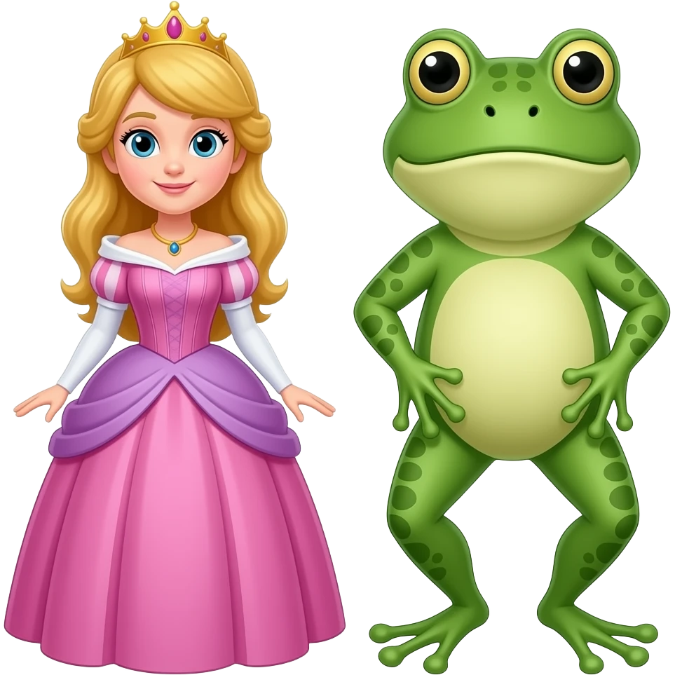 La princesa y el sapo emoji