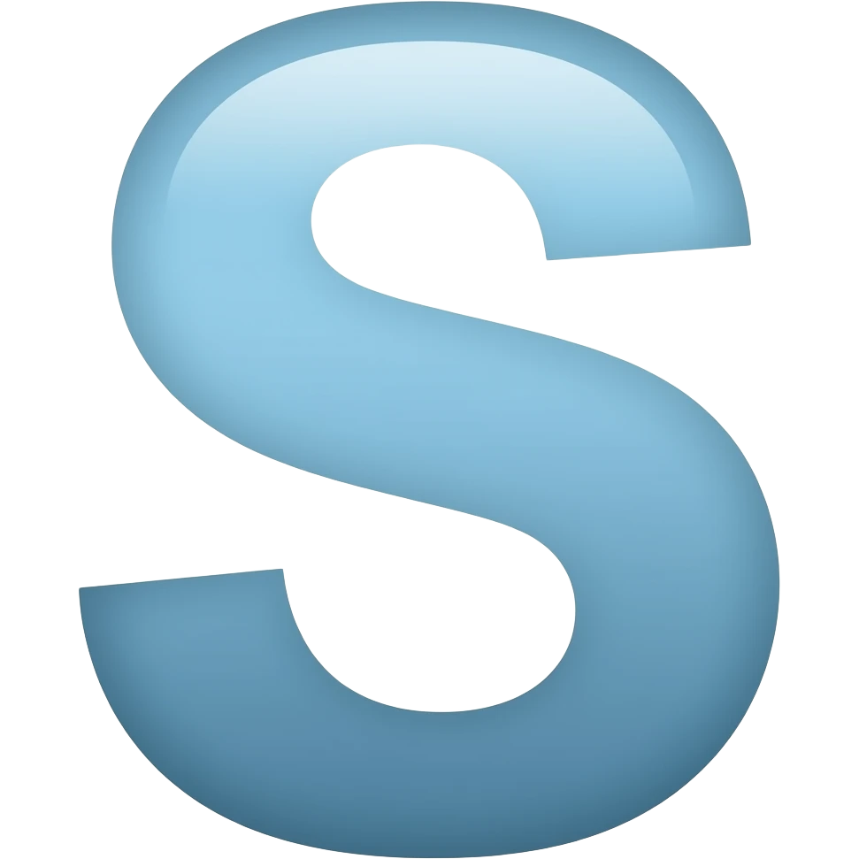 letter S emoji