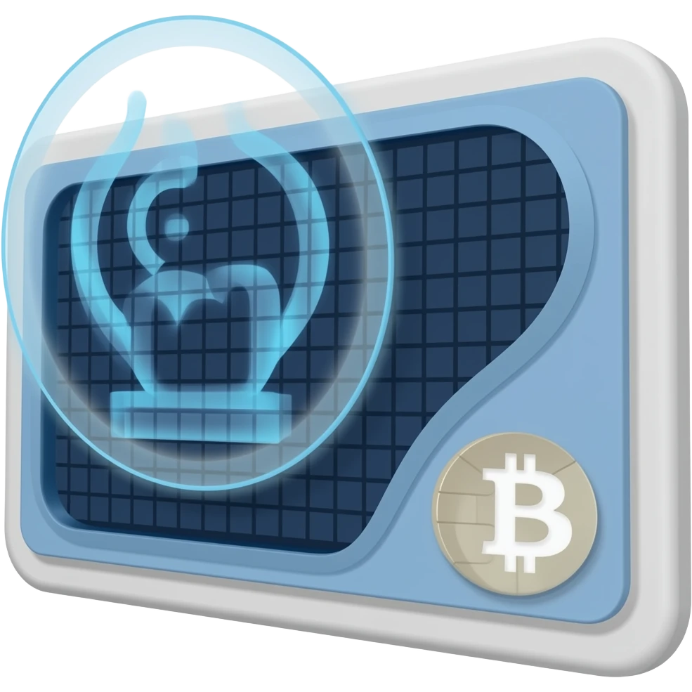 Crypto credit Bank card emoji