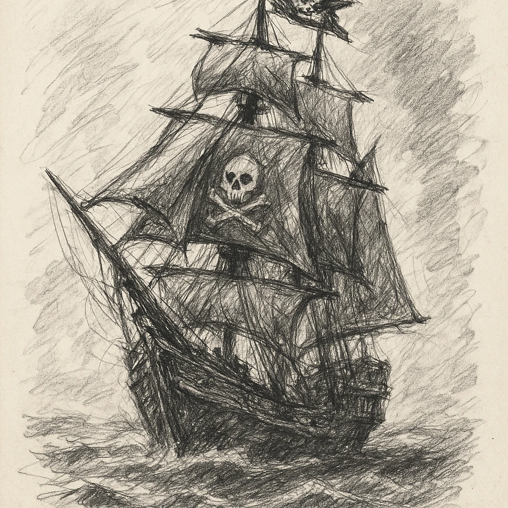pirate ship emoji