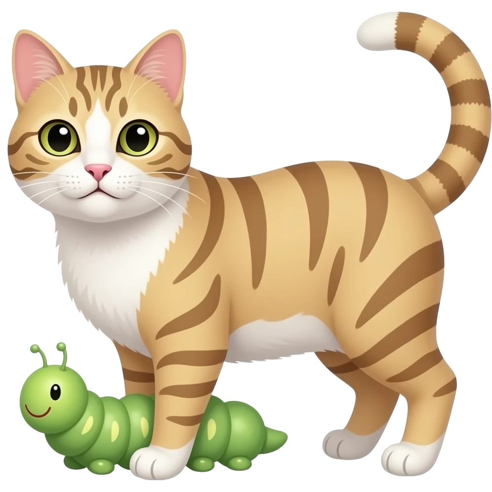 cat erpillar emoji