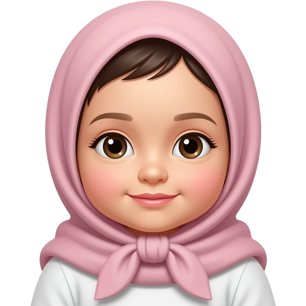 Hijab newborn baby girl ios 18 emoji emoji