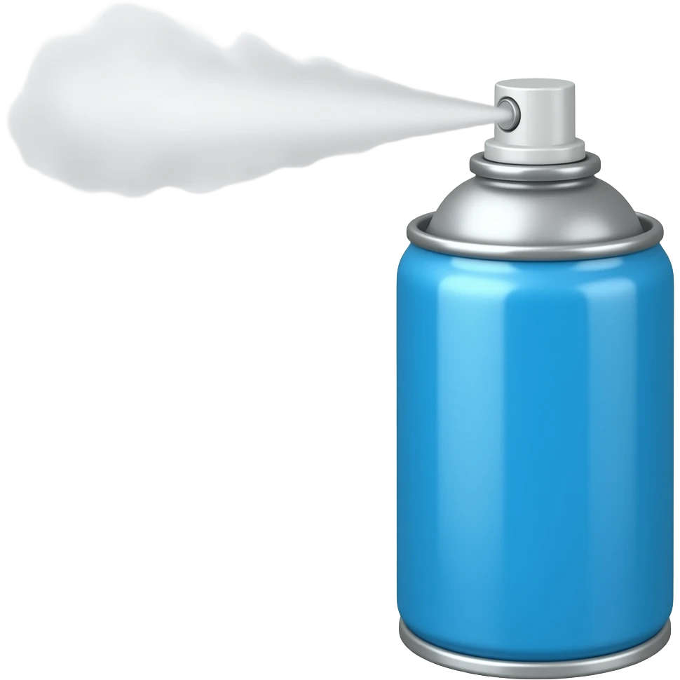 air freshener spraying emoji