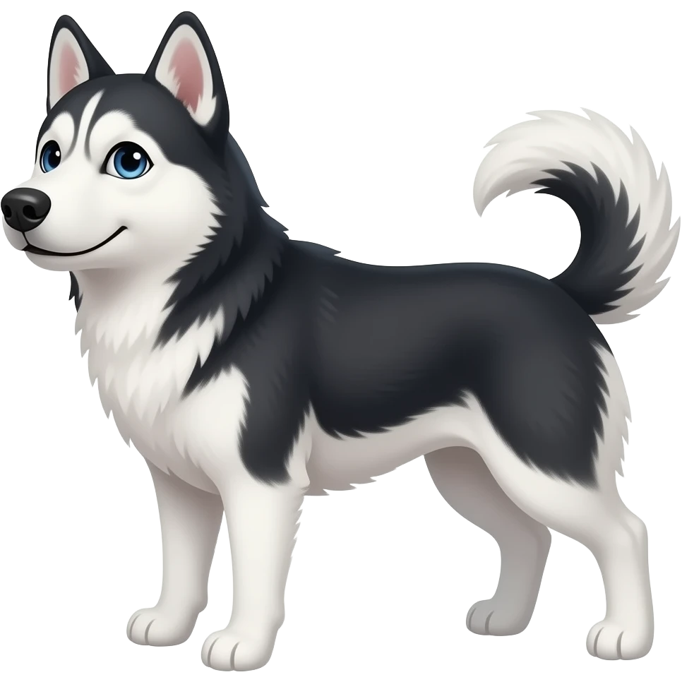 girl husky emoji