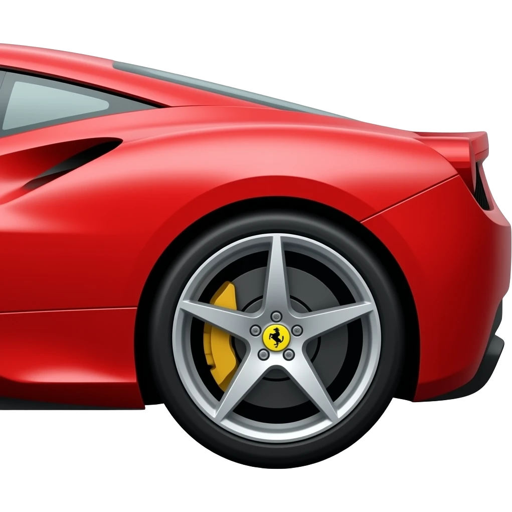 Ferrari side emoji