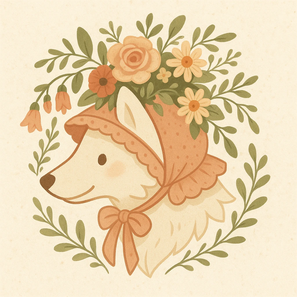 Give the Overwolf logo a cute cottagecore makeover emoji