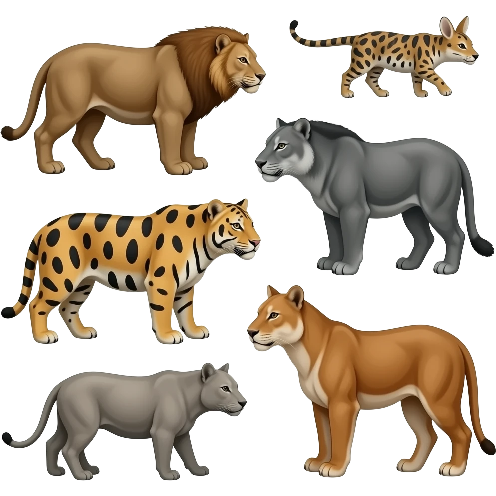 a group of animal that are in danger emoji