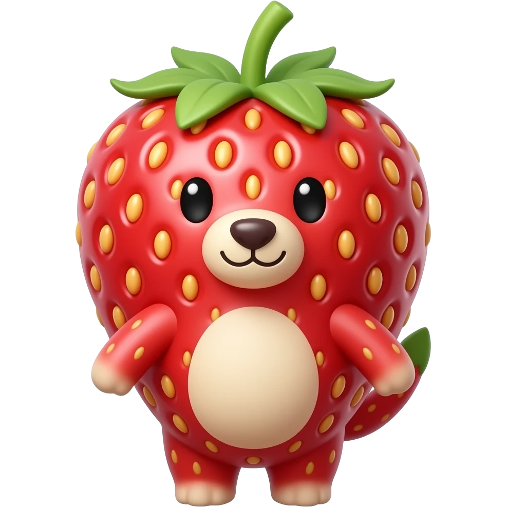 strawberry animal emoji