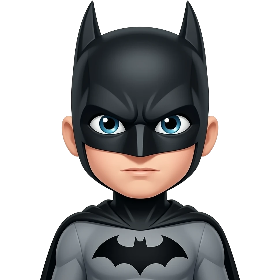 Young batman emoji