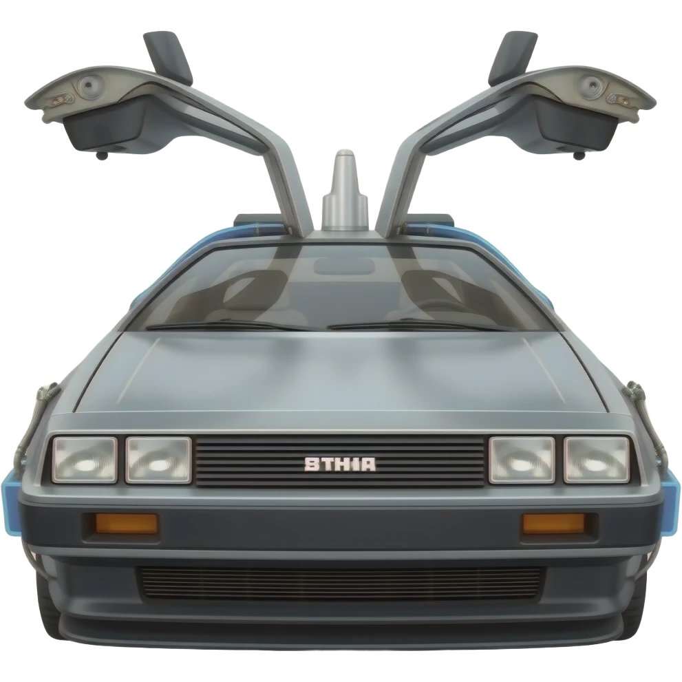 Dolorean retour vers le futur emoji