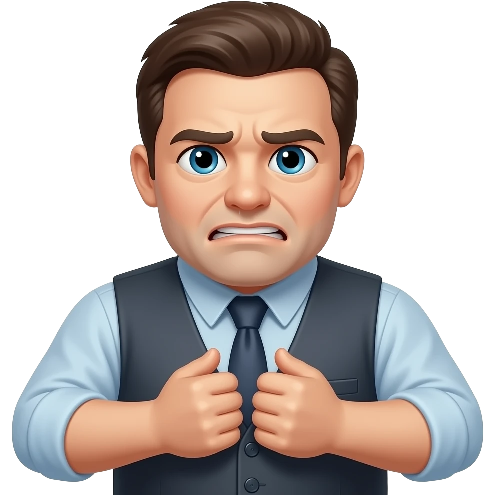 Greedy rubbing hands together emoji