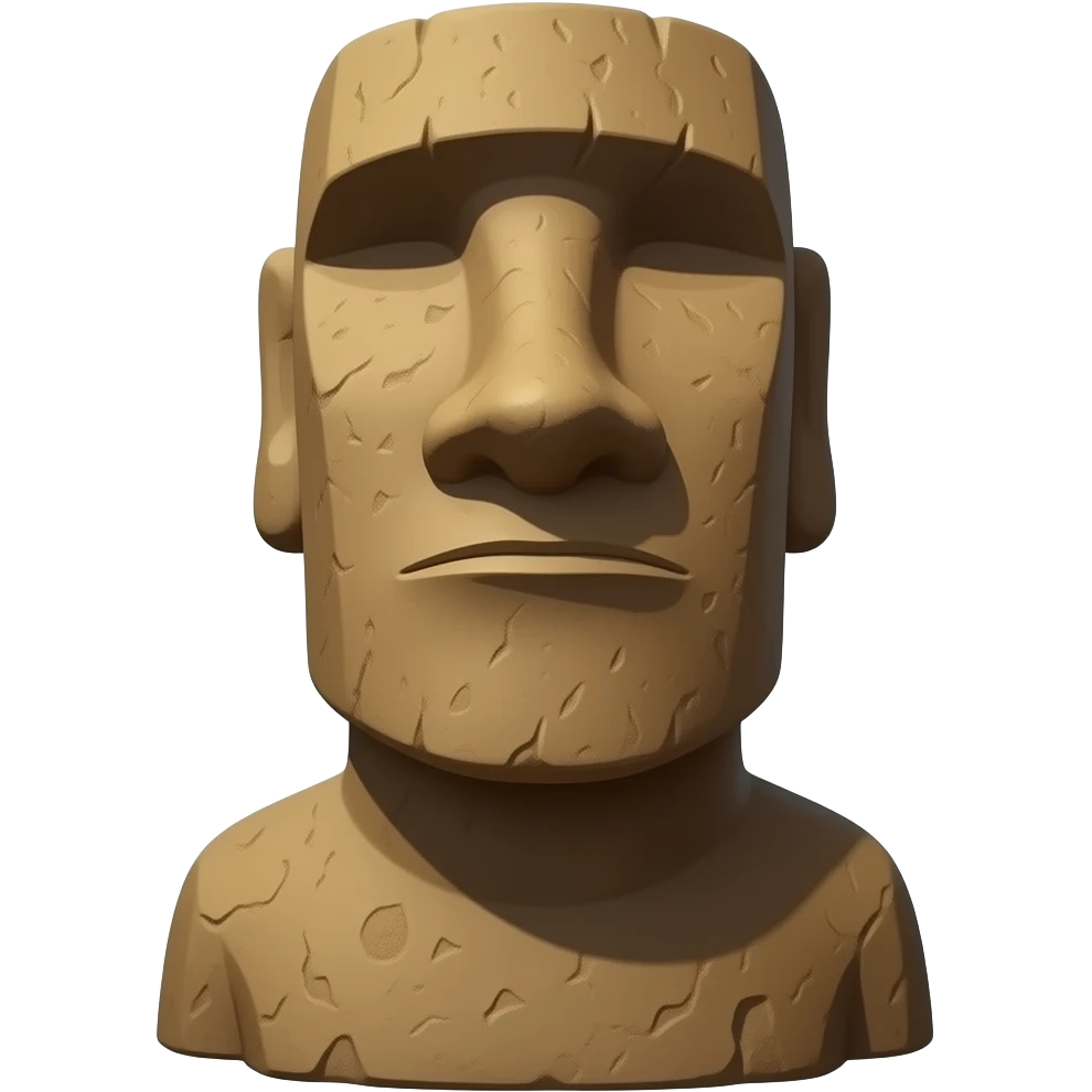 Moai emoji