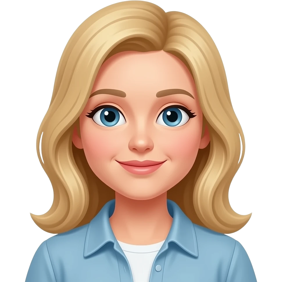 Mamá con pelo rubio emoji